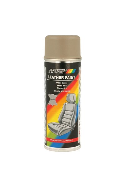 WISDOM Vopsea pentru piele MOTIP Leather Paint, bej-maro, 200ml