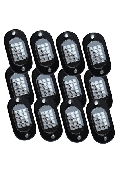 FONIX Set de iluminare ambientală pentru mașină, RGB, pentru interior sau ext...