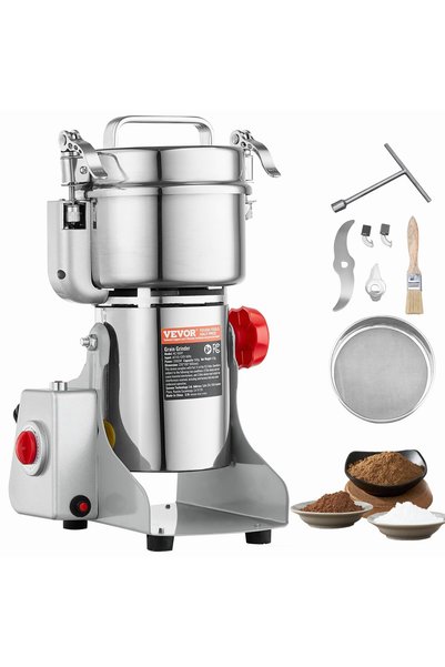 VEVOR Grain mill grinder, Power: 2000 W, Model number: HC-500Y, Product dimen...