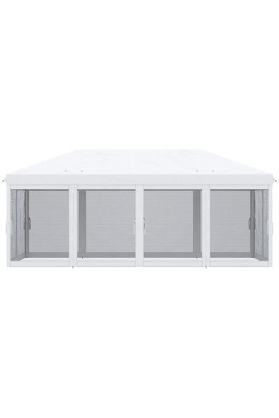 WISDOM Pavilion/foisor pentru gradina/terasa, cadru metalic, cu plasa pentru ...