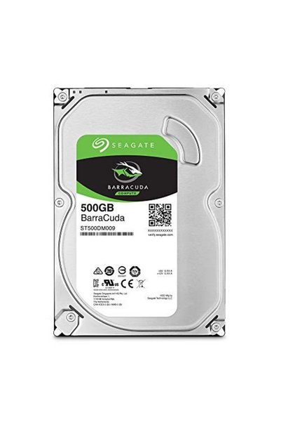 Seagate Hard disk intern BarraCuda ST500DM009, 500 GB, 3,5 inci, 7200 RPM, ca...