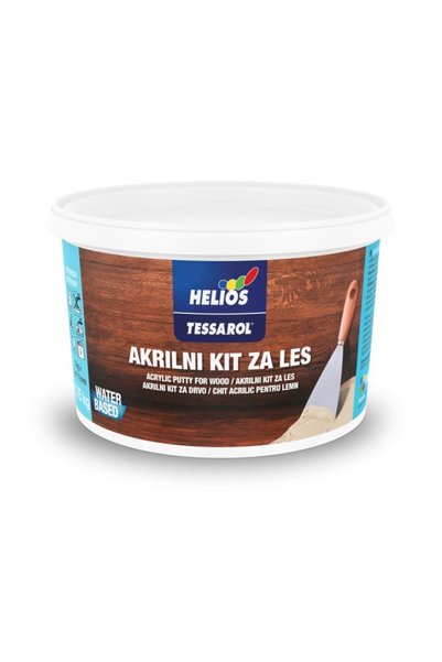 WISDOM Chit acrilic pentru lemn, parchet, alb, 750g, HELIOS TESSAROL