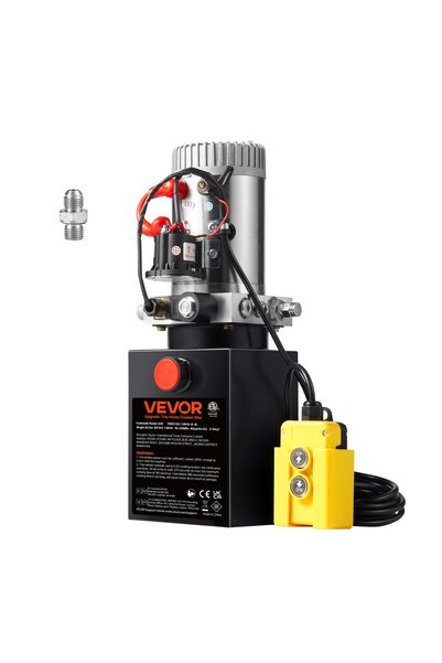 VEVOR Hydraulic power unit with reservoir, Power: 1.6 kW, Voltage: DC12 V, Fl...