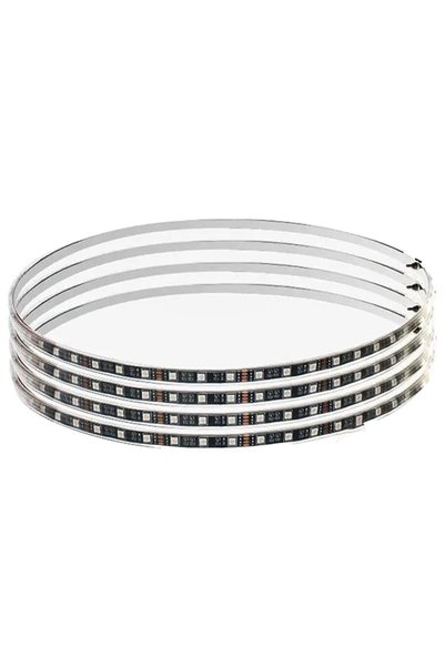 FONIX Set de iluminare ambientală pentru roțile mașinii, LED RGB, control pri...