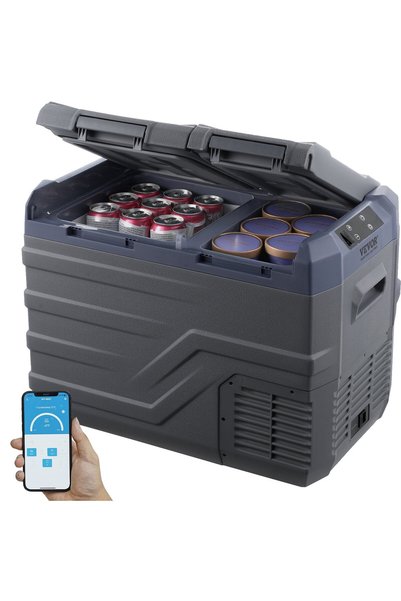VEVOR Преносим компресорен хладилник за кола, Мощност: 60 W, Напрежение: 100–...