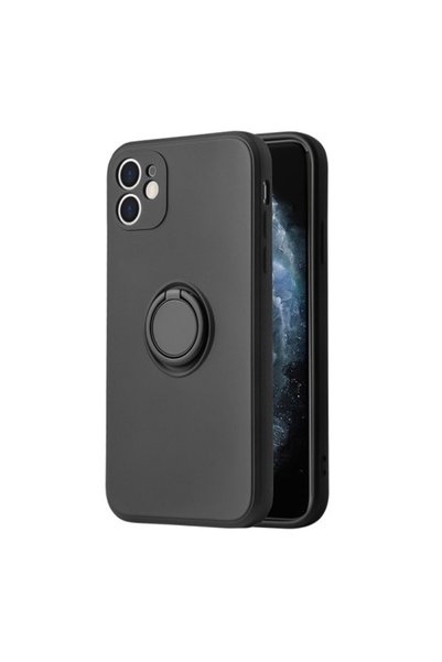 Venüs Case Compatible With iPhone 13 PRO Vennus Silicone Ring, Black