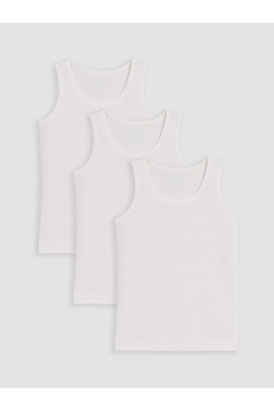 LC Waikiki Trendy Picks from Kübra Butik: 3-Pack of Boys’ Tank Tops with Crew...