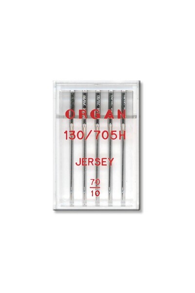 ORGAN NEEDLES Set 5 ace pentru tricot Organ Jersey, cu finete acului 70, sist...