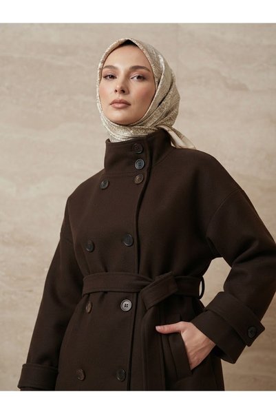 Lunsera Store سترة ميلتون بكتافات - بني