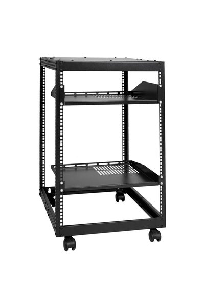 VEVOR Rack pentru servere, Dimensiuni produs: 585 x 510 x 759 mm, Culoare: ne...