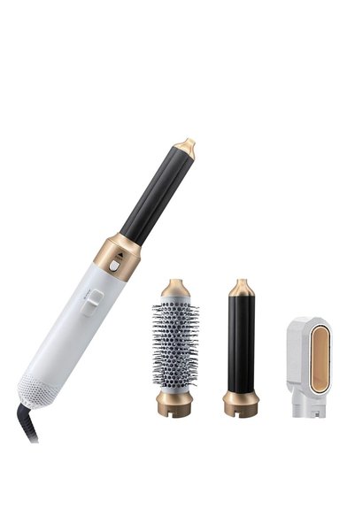 IRO Perie de Par cu Aer Cald IRO, Set de Coafat 4 Accesorii, Putere 1000W, Ap...