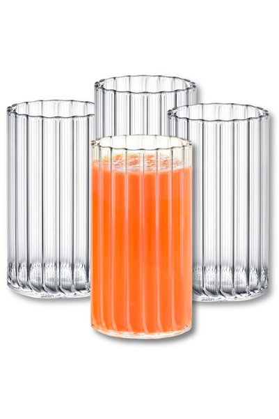 Wilmax Set Pahare Apa England, Sticla Termorezistenta, 4 piese x 250 ml – Pen...