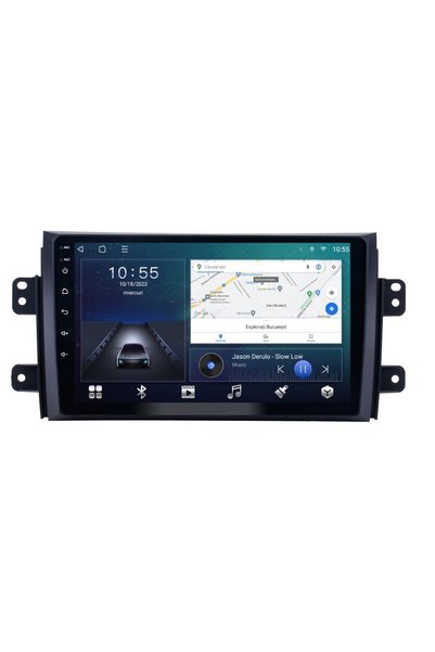 SMARTNAVI Navigatie dedicata Android Fiat Sedici 2006-2015, 2GB RAM, Android ...