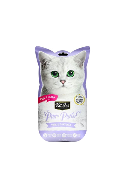 Kit Cat كت كات مكافأت بالتونة و حليب الماعز - 85 G