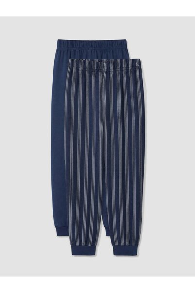 LC Waikiki Vision New Season Navy Blue 2-Piece Boys' Pajama Bottoms