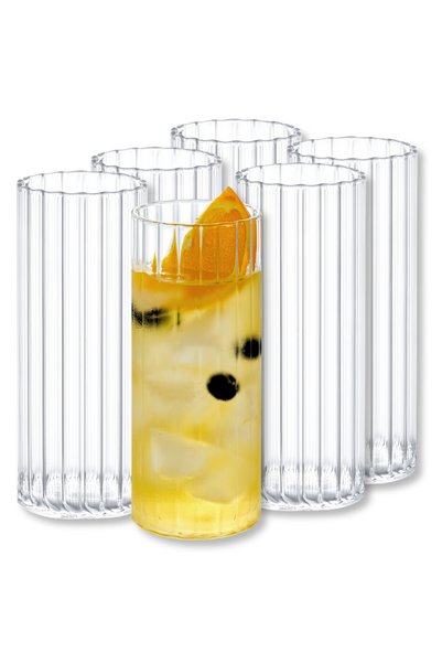 Wilmax Set Pahare Sticlă Termorezistentă England, 6 buc x 350 ml, pentru Apă,...