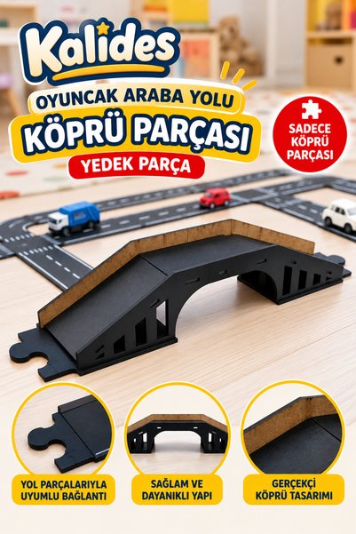 kalides Oyuncak Araba Parkuru Köprü Parçası -Araba Yolu Yedek Parça