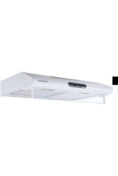 NobeLTek NHO-CL60F15W - Hota de Bucatarie, 60 cm, 2 Filtre Aluminiu, Iluminar...