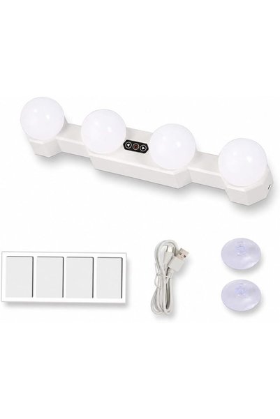 Generic Makeup Lights Cordless Portable, LED Vanity Mirror Light Kit Hollywoo...
