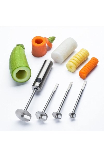 Generic NC DMG Stainless Steel Vegetable Drill Fruit Corer And Veggie Spirali...