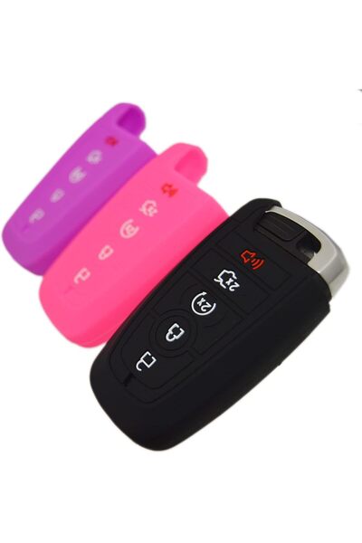 Generic Silicone Key Fob Cover for Ford F150 Mustang Explorer Expedition Esca...