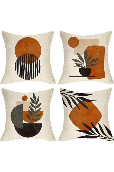 Generic Home Ultra-Soft Pillow Cover, Modern Geometric Pattern Styles Pillow ...
