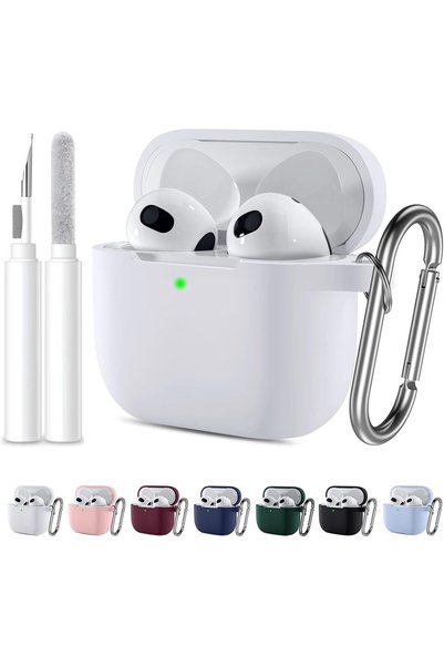 Generic Compatible with AirPods 4 Case Cover for Women and Men, Soft Silicone...