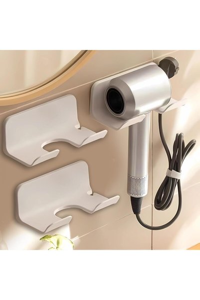 Generic Universal Hair Dryer Holder, 2 Pack Heavy Duty Adhesive Mount Hair Dr...