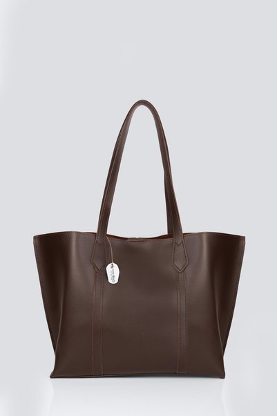 westbag حقيبة كتف نسائية كبيرة ذات أقسام متعددة، مزودة بسحاب وبإغلاق كبس