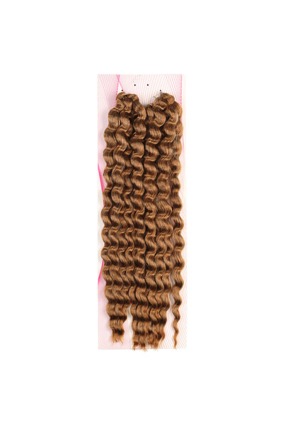Efnaz style Nice Bulk Afro Su Dalgası Saç - Karamel