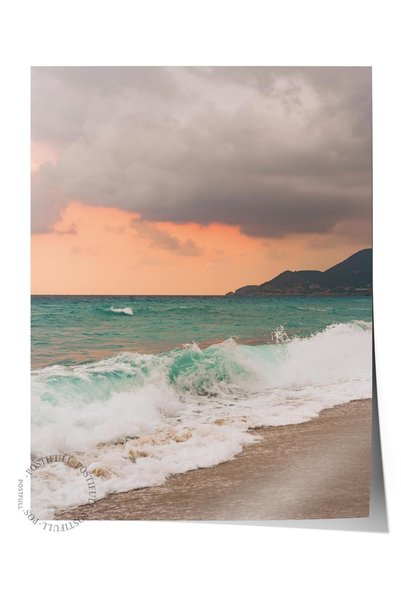 Postifull Poster fără ramă, Fotografie cu mare și plajă nr. 24, Fotografie HD...
