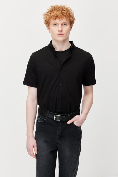 PAULMARK Men's Collar Buttoned Shirt