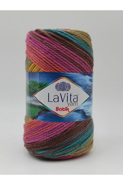 LaVita Yarn Batik El Örgü İpi %100 Akrilik 100gr (DG10 VİYANA)