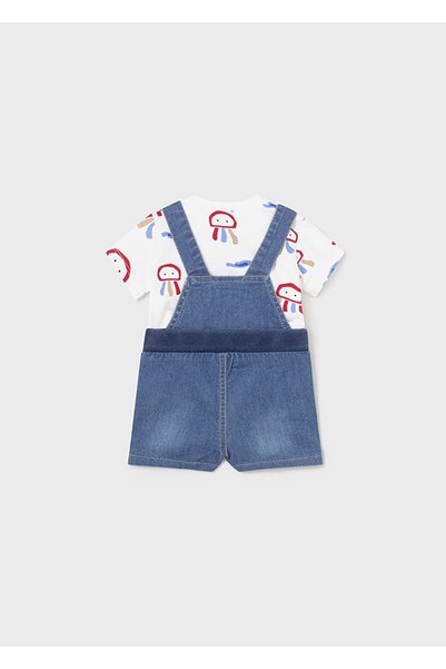 MAYORAL Baby Boy 2-Piece Romper Set Blue