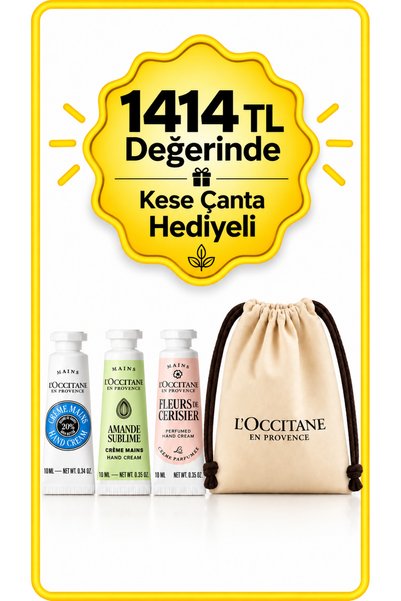 L'Occitane En Sevilen El Kremleri Mini Keşif Seti, Nemlendirici ve Besleyici,...