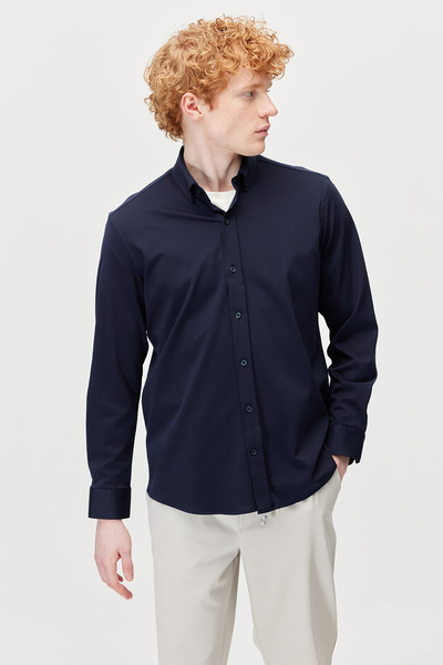 PAULMARK Men's Textured Regular Shirt