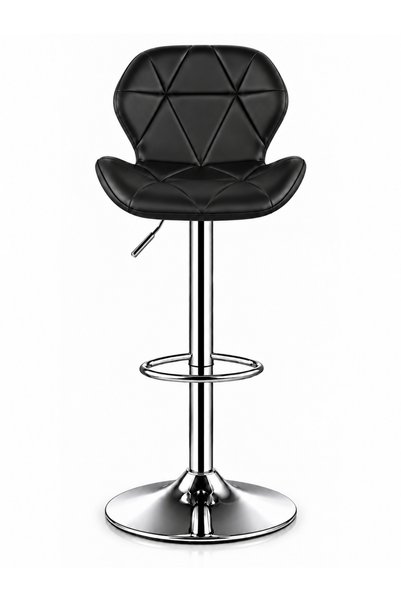 Quasar & Co. Bar stool, adjustable height, swivel, shell seat, suitable for k...