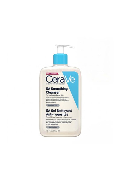 CeraVe SA Smoothing Cleanser – Salicylic Acid Exfoliant for Bumpy Skin - 236ml