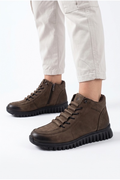 Hammer Jack Genuine Leather Torje Nubuck Women's Ankle Boots 102 18810-z