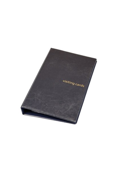 Panta Plast 200 business card folder Navy blue