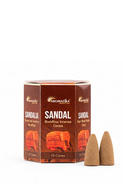 Gülhanya Aromaterapi Sandal Backflow Geri Akış Konik Tütsü