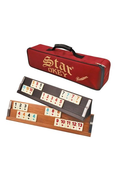 Star Oyun Star Premium Wooden Okey Set with Bag Light Color 1010365