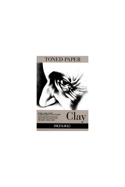 Fabriano Toned Paper Clay drawing pad, A4, 120g, 50 sheets, without spiral Fa...
