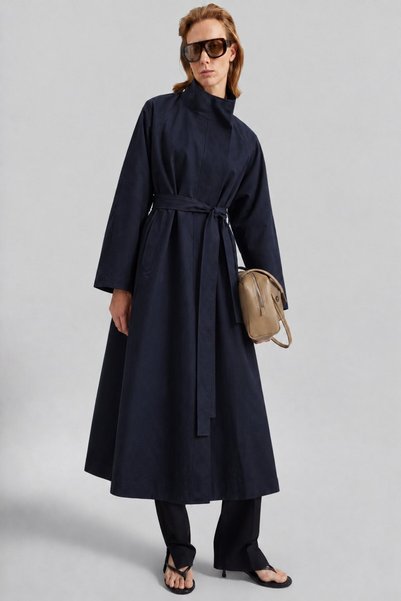 Touché Privé Oversize Trench Coat with Quilted Interior