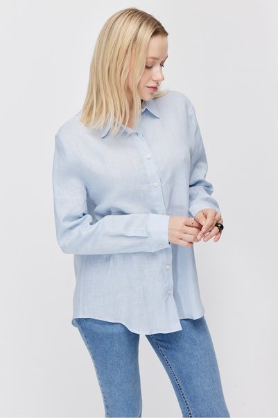 PAULMARK Women's linen shirt