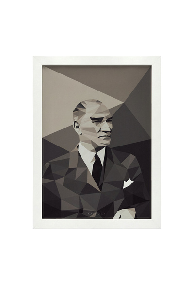 KAYNOCK Atatürk, Mustafa Kemal Atatürk, Poster Tablo Dijital Tasarım Tablo