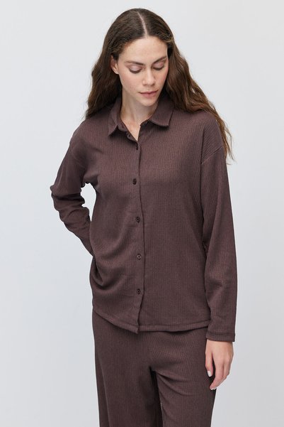 PAULMARK Women's Low Sleeve Long Sleeve Shirt