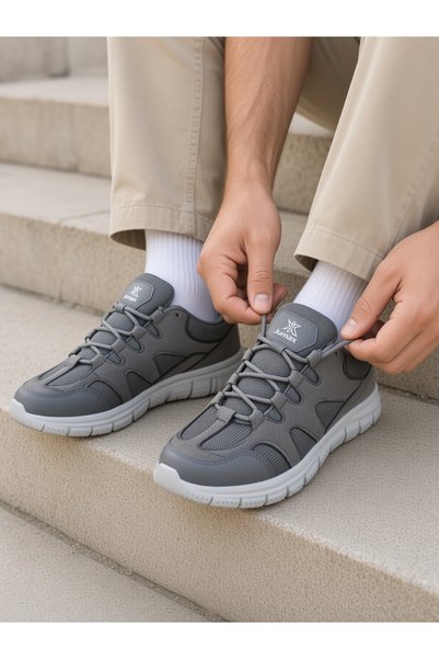 McDark Men's Non-Yellowing Sole Imported Suede Sneaker Shoes-Smoked