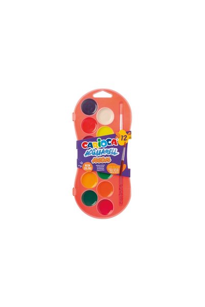 carioca Watercolors Neon 12 colors/set + brush