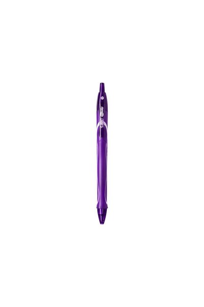 Bic Rolă retractabilă 0,7 mm semi-gel violet cu uscare rapidă